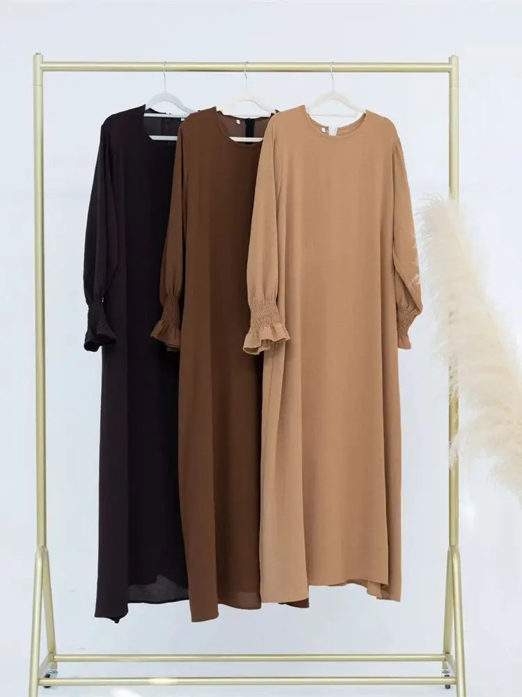 Eid Jersey Solid Modest Under Abaya Dubai