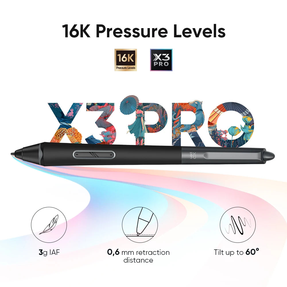 X3 Pro Stylus Digital Drawing Tablet for Draw Art Design