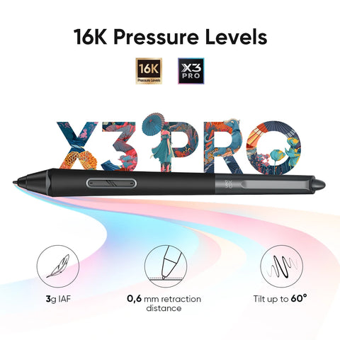 X3 Pro Stylus Digital Drawing Tablet for Draw Art Design