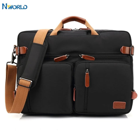 Handbag Business Briefcase Rucksack Convertible Backpack Laptop Bag 15.6 17.3 Inch Notebook Bag Shoulder Messenger Laptop Case