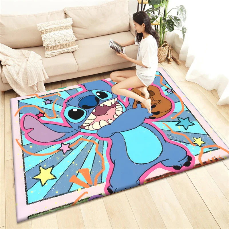 Stitch Carpet Living Room Home Decor