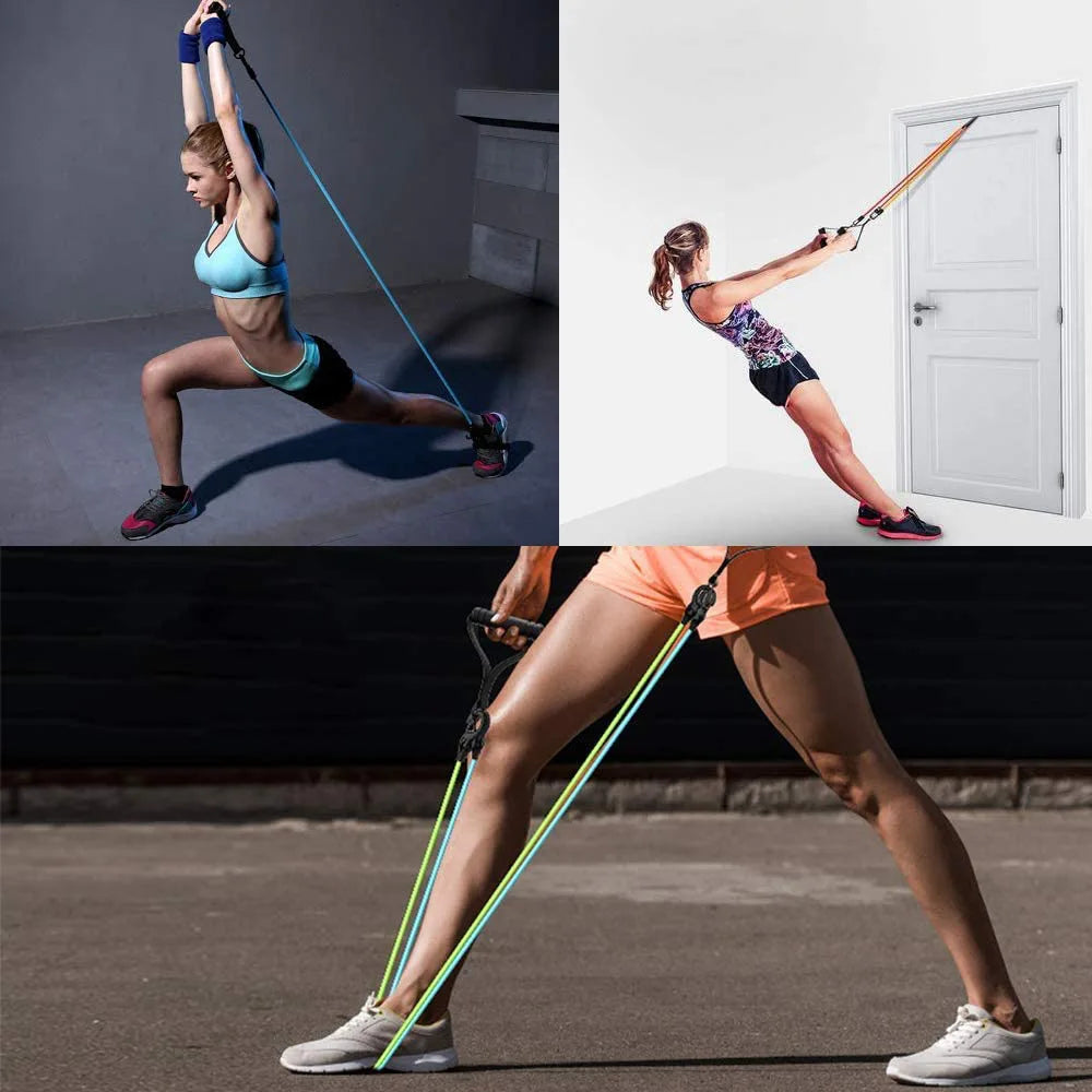 Fitness Exercise Tube Band for Home Workouts Strength Training