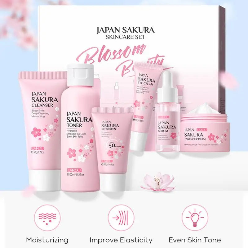 Sakura Skin Care Set Facial Cleanser