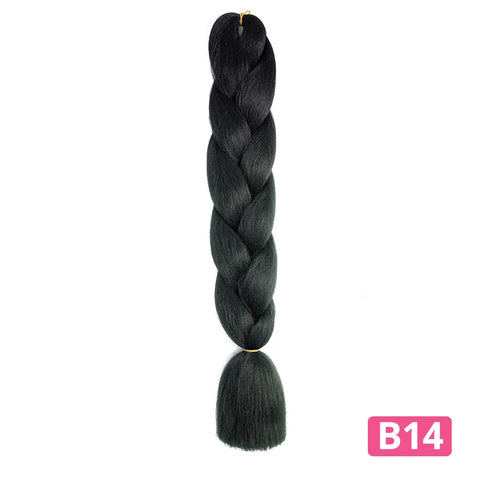 Colorful Hair for Braids Synthetic Braiding Hair Extensions for Girls Jumbo Braid Hair for Crochet Box Expression Braiding Hair