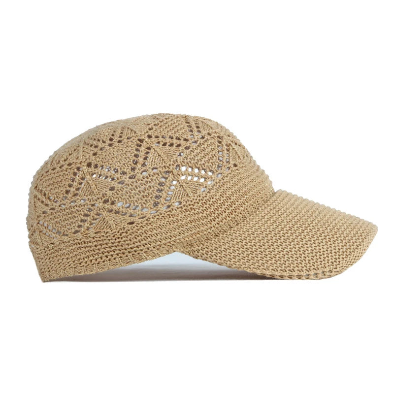 Summer Women's Hollow Breathable Knitting Caps