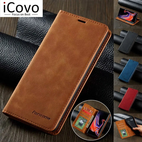 Ultra Slim Leather Case for Samsung