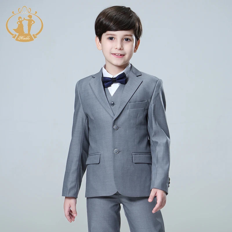 Formal Boy Suit for Weddings Children Party Host Costume