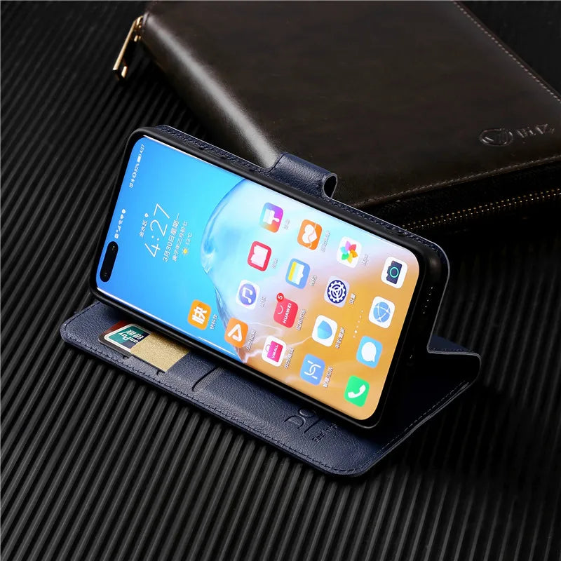 Phone Case for Alcatel 1S 2020 Case Cover Luxury Flip Wallet PU Leather Business Case for Alcatel 1S 5028Y 5028D 2020 Book Cover