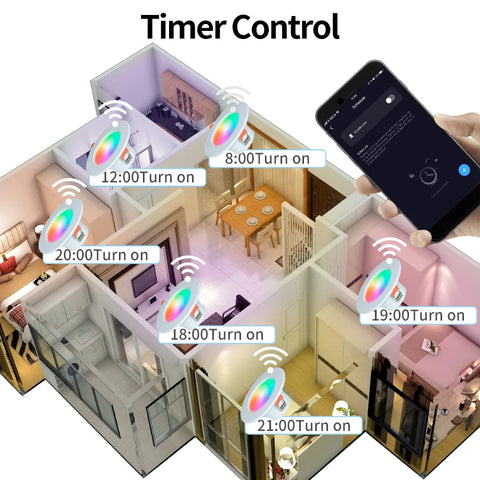 Spotlight Alexa Lamp Control Google Home