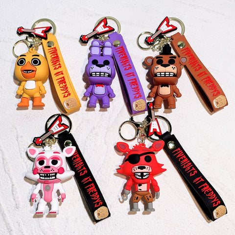 Cartoon Animal Fnaf PVC Keychain Car Key