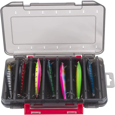 Tackle Box Double Sided Case Bait Lures Hook Container Plastic Storage