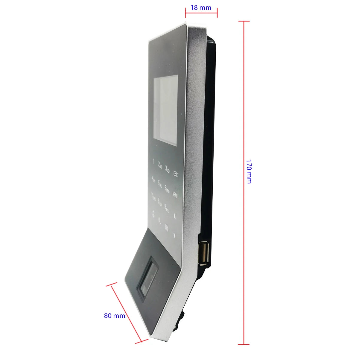 WiFi TCP/IP Biometric Fingerprint Door Lock Access Control System Finger and Card Time and Attendance