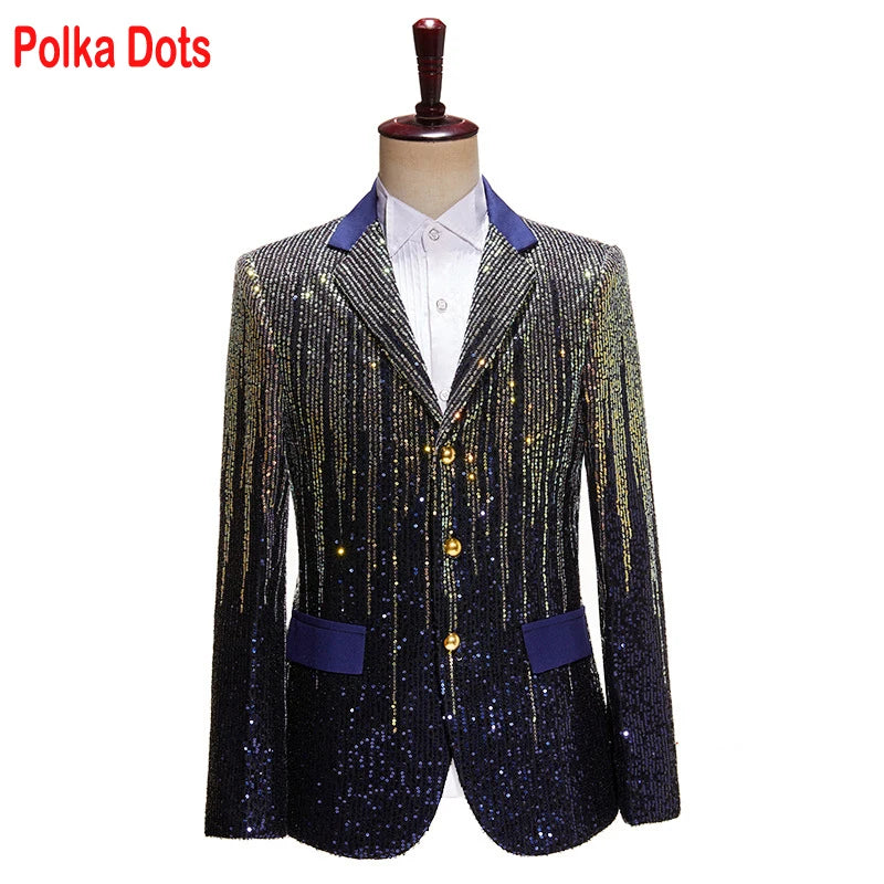 Glitter Blazer Men