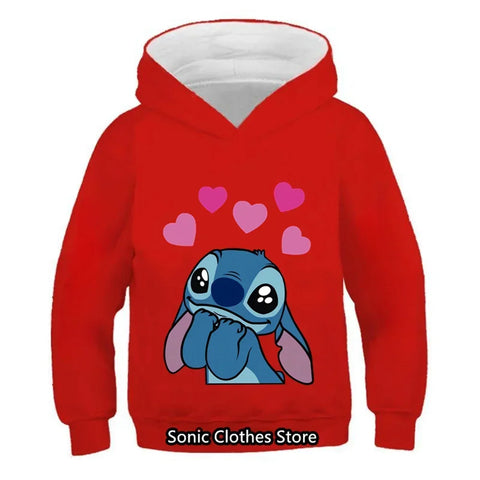 Children Hoodies Letter Cotton Kawaii Sweatshirt