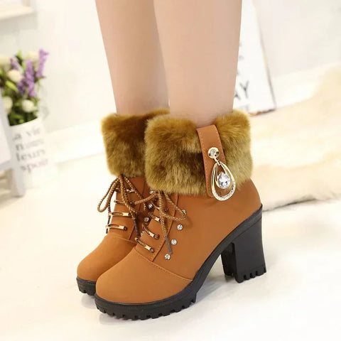 Winter Designer High Heels Shoes for Women