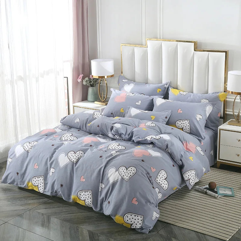 100% Pure Cotton 3PC Down Duvet Cover Set