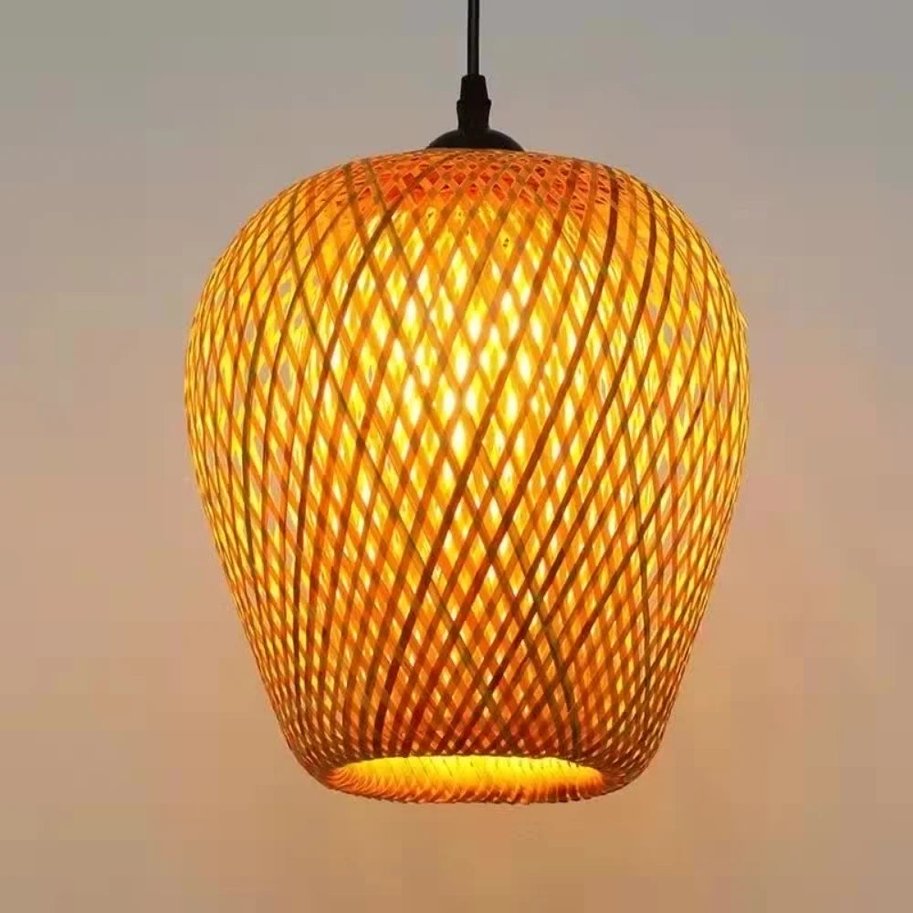 Chinese Style Weaving Hanging Lamps