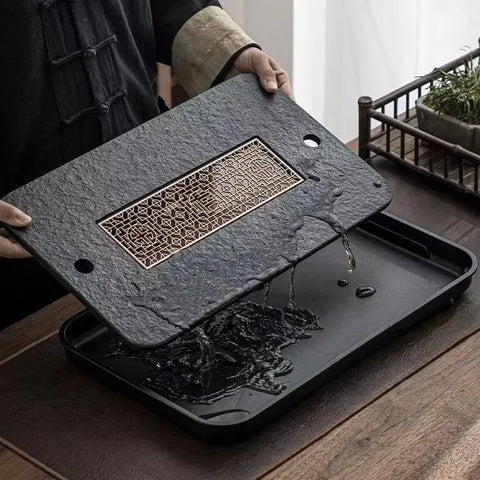 Luxury Tea Table Tray High Quality Chinese Tea Tray Set