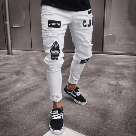 Jeans Men Pants Wash Solid Color Multi Pockets Denim Mid Waist Cargo Jeans Plus Size Fahsion Casual Trousers Male Daily Wear