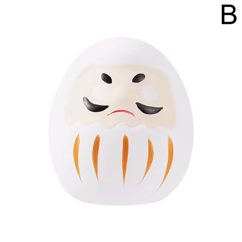 Japanese Ceramic Daruma Doll Crafts Lucky Charm Fortune Ornament Landscape Home Decor Accessories Gifts Living Room Decoration