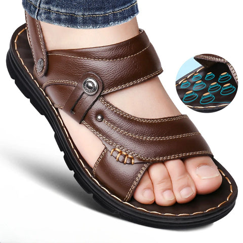 Men's Summer Genuine Leather Sandals