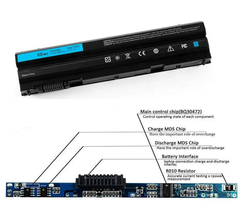 T54FJ 60WH M5Y0X 8858X E6420 E5420 Laptop Battery for Dell Latitude E5530 E6520 E6530 Inspiron 4420 5425 7520 M421R N4720 N5420