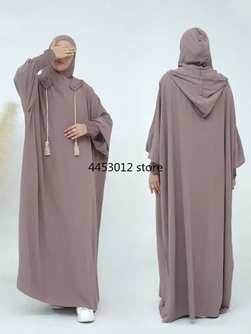 Ramadan Niqab Khimar Hooded Abaya