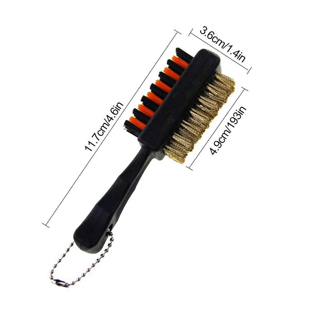 Golf Club Brush Groove Cleaner Dual Sided