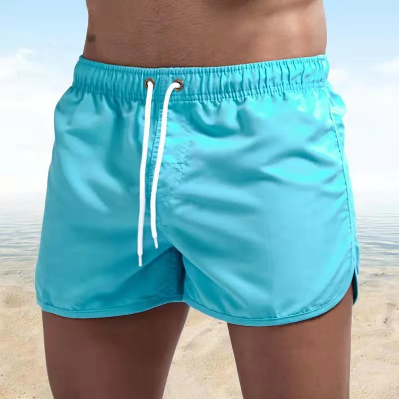 2024 Men's Swim Shorts Summer Colorful Swimwear Man Swimsuit Swimming Trunks Sexy Beach Shorts Surf Board Male Clothing Pants