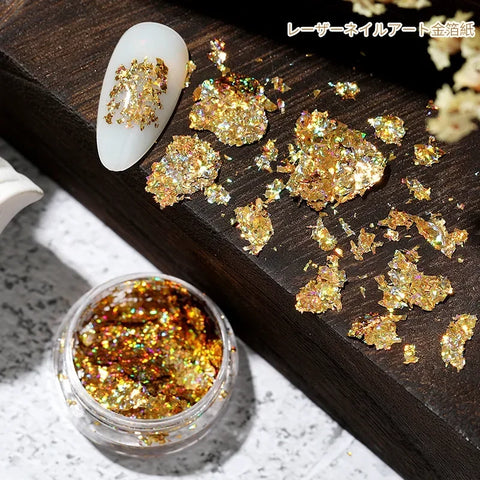 Flakes Mirror Chrome Powder Manicuring Winter Decorations