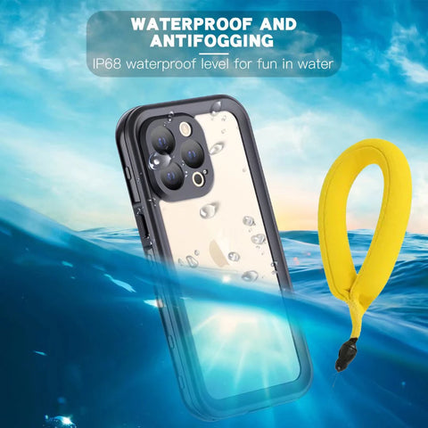 IP68 Waterproof Case For IPhone 14 15 13 12 11 Pro Max XS Max XR 7 8  Cover