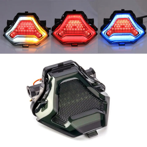 Motorcycle LED Taillight Brake Rear Turn Signal Indicator Lamp For Yamaha YZF R3 R25 Y15ZR FZ07 MT07 LC150 MT-07 YZ-F