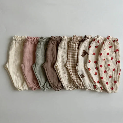 Organic Cotton Baby Pants Newborn Toddlers