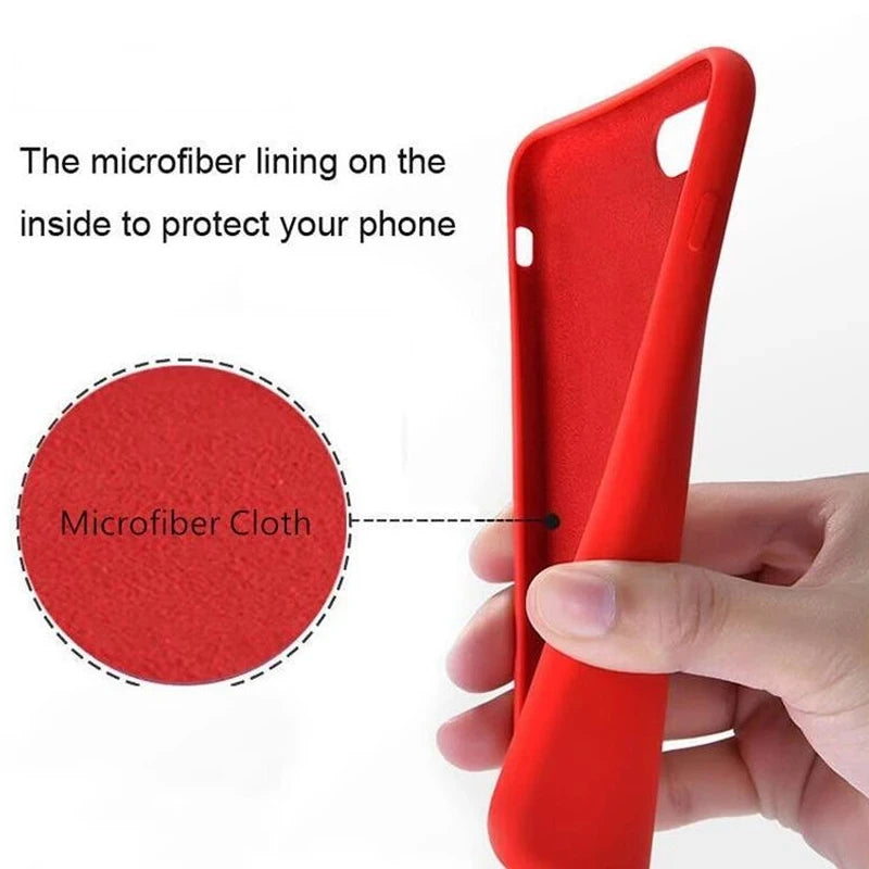 Luxury Original Silicone Case For Apple iPhone