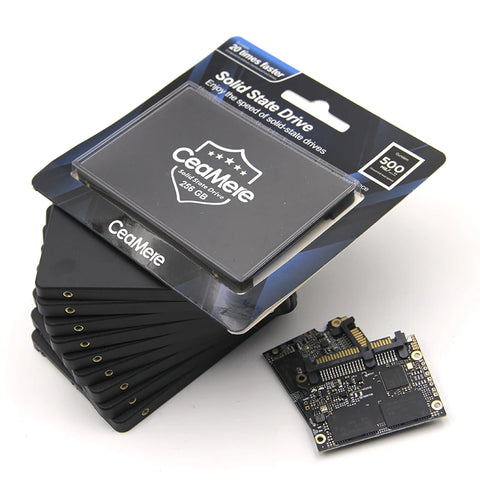 CeaMere 5PCS SSD 120GB 240GB 480GB 960GB Internal Sata3 Solid State Drive 2.5 128GB 256GB 512GB 1TB 2TB SSD for PC Laptop