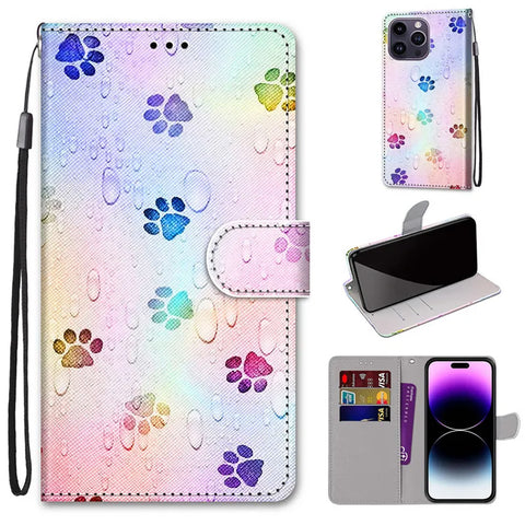 Flower Pattern Flip Case For Xiaomi