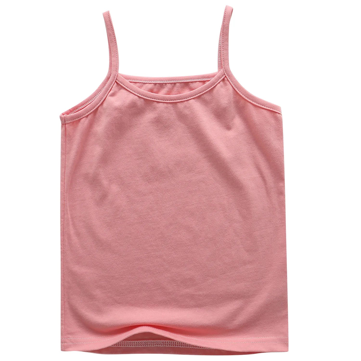 Summer Girls String Strappy Tops Tshirt Baby Children Women Cotton Camisole T-shirt Kids Sleeveless Vest Cotton Tank Top 2024