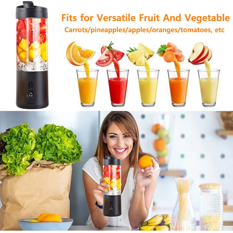 USB Rechargeable Smoothie Orange Fresh Juice Blender