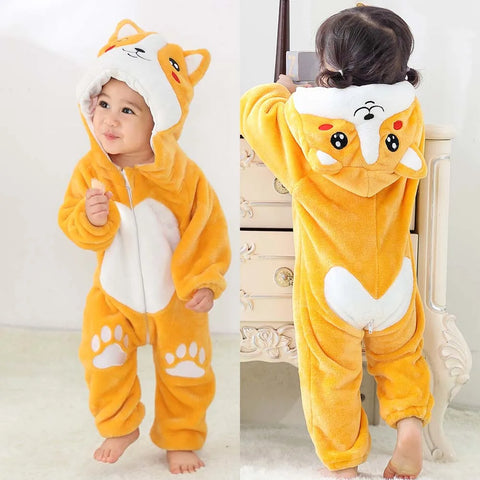 Newborn Baby Boy Clothing Animal Cartoon Jumpsuits