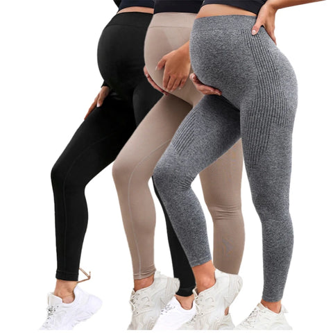 Women's Leggings High Stretch Cropped Pants