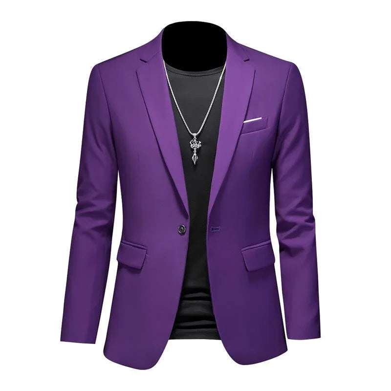 Casual Business Men's Blazer Groom Wedding Gown Blazers for Men