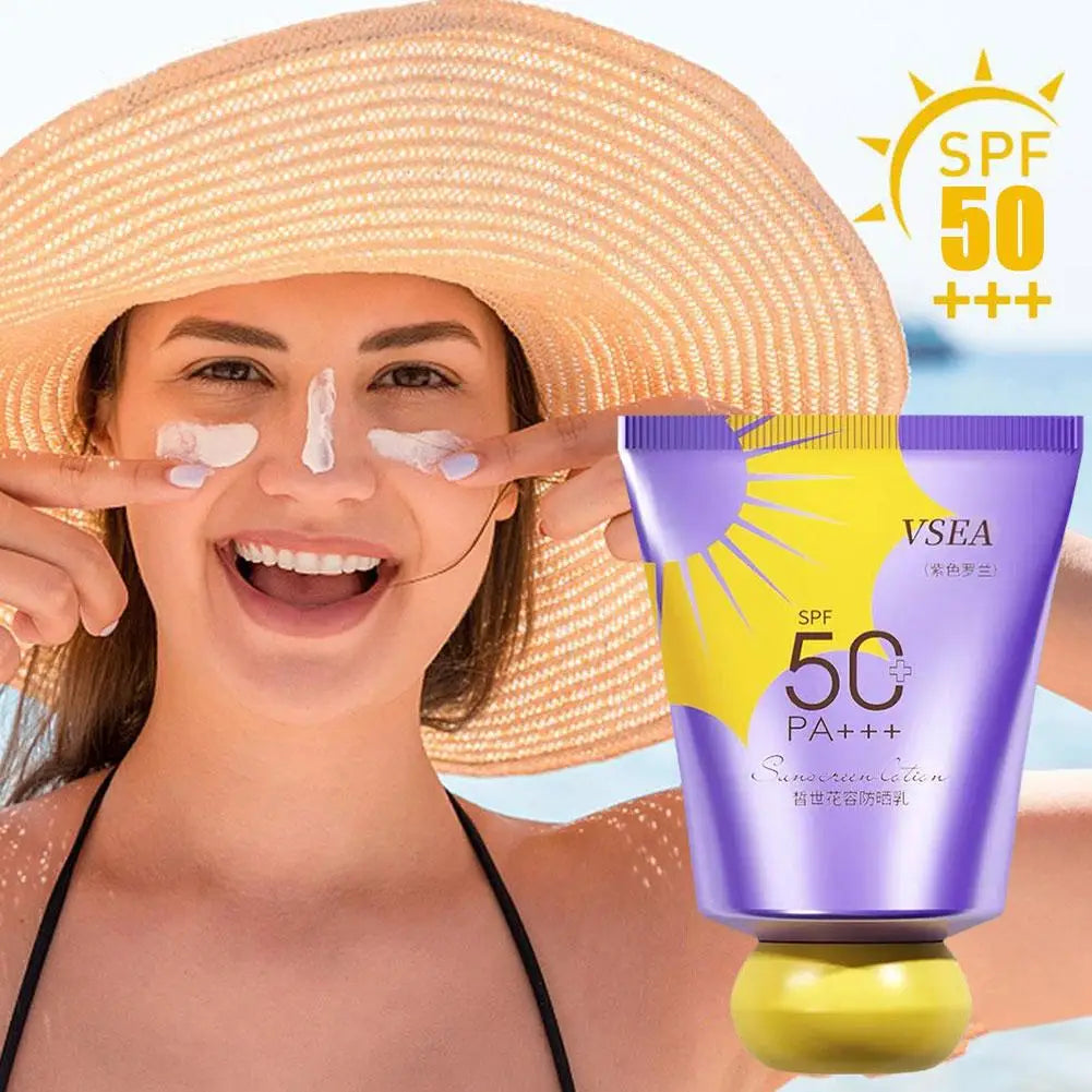 30ML Refreshing Sunscreen Moisturizing Whitening Sun PA+++ Oil-control 50 Bleaching Facial Cream Care Sunblock Cream SPF Sk D1R1