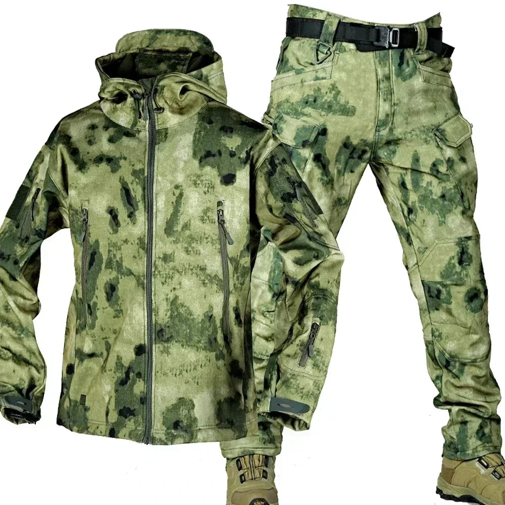 Waterproof Windproof Tactical Hiking Jackets Set