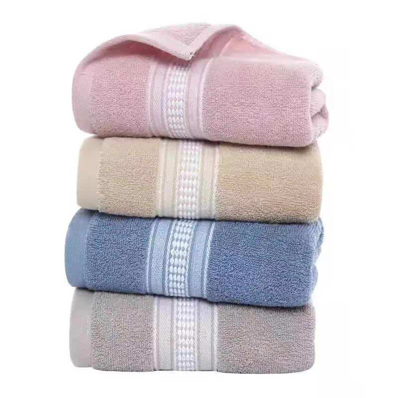 Soft and thick absorbent towel, suitable for washing and bathing in children and adults' homes 13*28.74inch/33*73cm