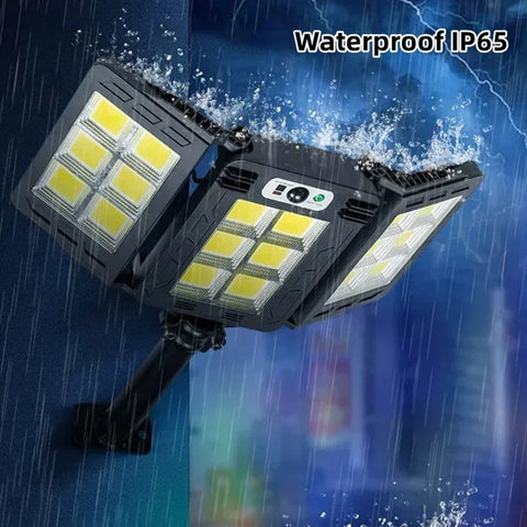 Powerful Solar Lights Outdoor For Lighting Garden Sunlight Decoration Wall Lamp Motion Sensor Waterproof LED Solar Street Light