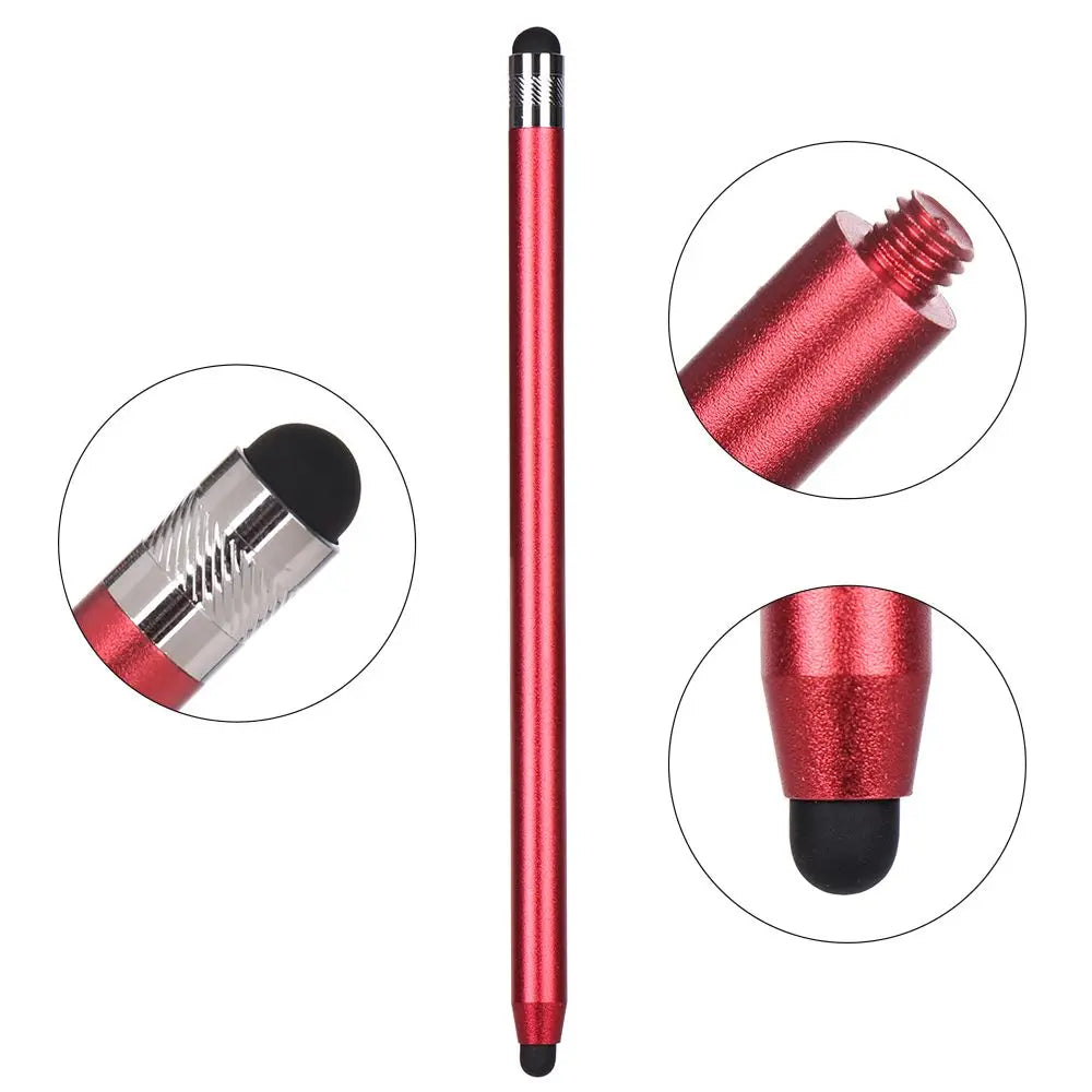 Double Dual Silicon Head Touch Capacitive Screen Stylus