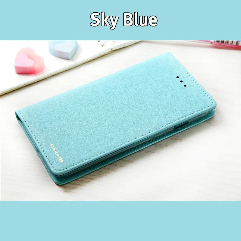 Silk Pattern Leather Case For Samsung Galaxy S23 S22 S21 S20 FE S10 S9 S8 Ultra Note 10 Plus 9 8 PU Flip Wallet Magnetic Cover