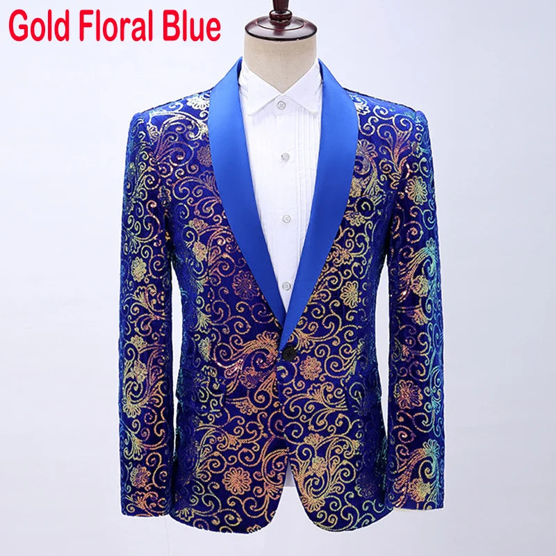 Glitter Blazer Men