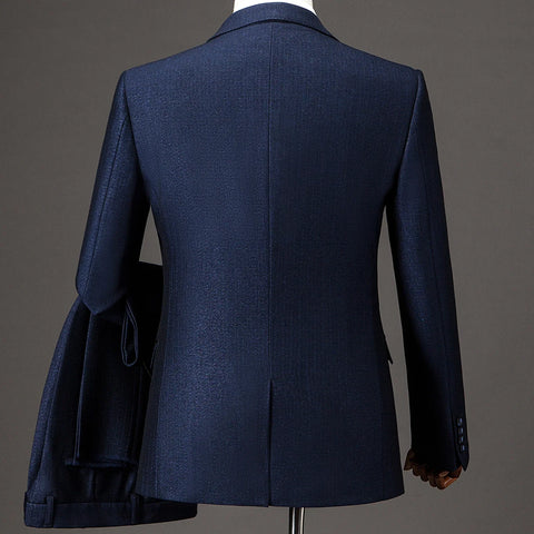 Navy Blue Two-Piece Suits for Men