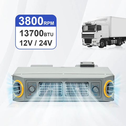 Universal Modified Car Air Conditioner 12V/24V Evaporator Assembly Unit For Tractor Excavator Muscle Car Truck Van